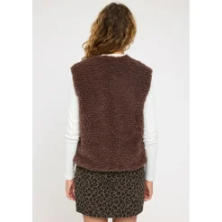 Outlet - Women's Faux-Fur Vest - Fleeceweste Westen|Alltagsbekleidung