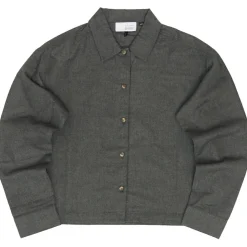 Mazine - Women's Flannel Shirt - Hemd Anthracite Melange New