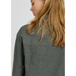 Mazine - Women's Flannel Shirt - Hemd Anthracite Melange New