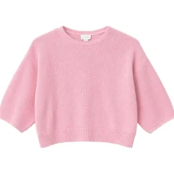 Best Mazine - Women's Half Sleeve Knit Jumper - Pullover