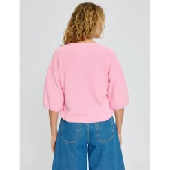 Best Mazine - Women's Half Sleeve Knit Jumper - Pullover