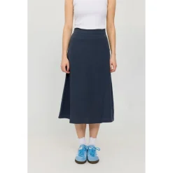 Mazine - Women's Linen Midi Skirt - Rock Online