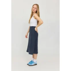 Mazine - Women's Linen Midi Skirt - Rock Online