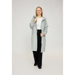 Best Mazine - Women's Oversized Rain Coat Recycled Fabric - Mantel