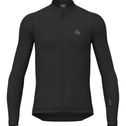 7mesh - Ashlu Merino Jersey L/S - Radtrikot Black Outlet