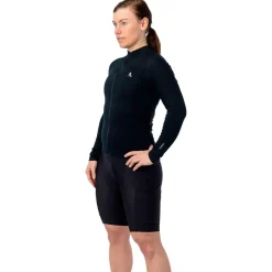 7mesh - Women's Ashlu Merino Jersey L/S - Radtrikot Black Online