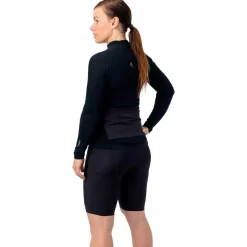 7mesh - Women's Ashlu Merino Jersey L/S - Radtrikot Black Online