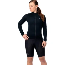 7mesh - Women's Ashlu Merino Jersey L/S - Radtrikot Black Online