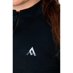 7mesh - Women's Ashlu Merino Jersey L/S - Radtrikot Black Online