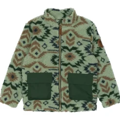 - Kid's Teddy Mix Jacket AOP - Fleecejacke Kinder Jacken|Alltagsbekleidung