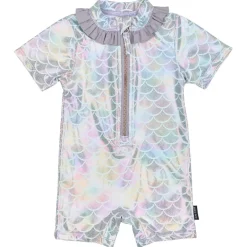 Online - Kid's UV Suit Frill Recycled AOP - Lycra Bademode