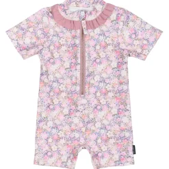 Online - Kid's UV Suit Frill Recycled AOP - Lycra Bademode