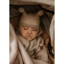 Mikk-Line - Wool Baby Suit with Ears - Overall Outlet