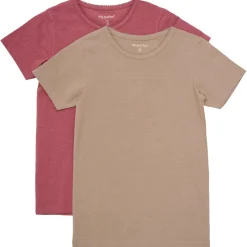 Discount Minymo - Kid's Basic 33 -T-Shirt S/S (2-Pack) - T-Shirt