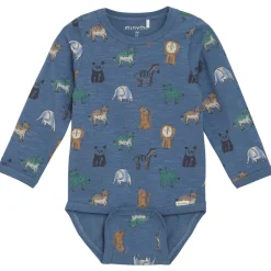 Clearance Minymo - Kid's Body L/S AOP - Alltagsunterwäsche