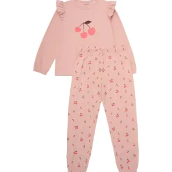Sale Minymo - Kid's Pyjamas L/S Set AOP No. 124072 - Schlafanzug Misty Rose