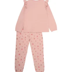 Sale Minymo - Kid's Pyjamas L/S Set AOP No. 124072 - Schlafanzug Misty Rose