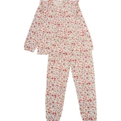 Minymo - Kid's Pyjamas L/S Set AOP No. 124068 - Schlafanzug Sandshell Online
