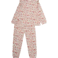 Minymo - Kid's Pyjamas L/S Set AOP No. 124068 - Schlafanzug Sandshell Online