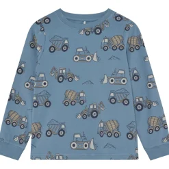 Best Minymo - Kid's Pyjamas L/S Set AOP 134262 - Alltagsunterwäsche Blue Shadow