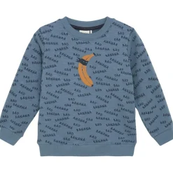 Clearance Minymo - Kid's Sweatshirt L/S AOP - Pullover China Blue