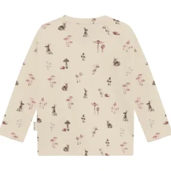 Minymo - Kid's T-Shirt L/S AOP No. 114065 - Longsleeve Sandshell Hot