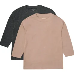Discount Minymo - Kid's T-Shirt L/S Loose Fit (2-Pack) - Longsleeve
