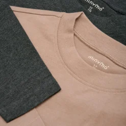 Discount Minymo - Kid's T-Shirt L/S Loose Fit (2-Pack) - Longsleeve
