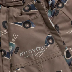 New Minymo - Kid's Twill Snow Jacket AOP - Winterjacke