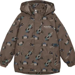 New Minymo - Kid's Twill Snow Jacket AOP - Winterjacke