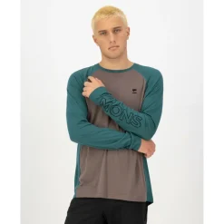 Mons Royale - Tarn Merino L/S - Merinolongsleeve 9 Iron / Black