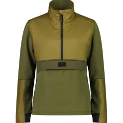Mons Royale - Women's Decade Mid Pullover - Fleecepullover Forest Floor Online