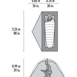 - Elixir 1 Person Tent V3 - 1-Personen Zelt Trekkingzelte|Trekkingausrüstung