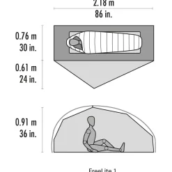 MSR - Freelite 1 Person Tent V4 - 1-Personen Zelt Green Sale