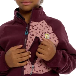 Clearance - Kid's Avan Bio-Fleecejacke Senso - Fleecejacke Kinder Trekkingbekleidung|Alltagsbekleidung