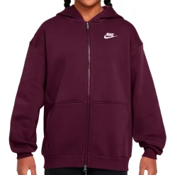 Best - Big Kid's SW Club Fleece Oversized Full-Zip Hoodie - Freizeitjacke Kinder Fitnessbekleidung|Freizeitjacken