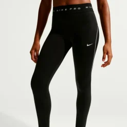 Sale Nike - Girl's Pro Dri-Fit Tight Sport Pack - Leggings Black / White / White