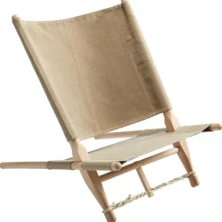 Hot Nordisk - Moesgaard Wooden Chair - Campingstuhl Sandshell