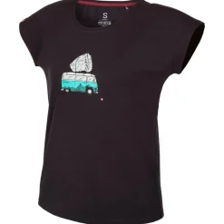 Best - Women's Kimo T Bus-Stone - T-Shirt Kletterbekleidung|T-Shirts