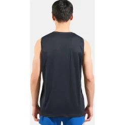 Odlo - Essential Tank Crew Neck - Laufshirt Black Hot