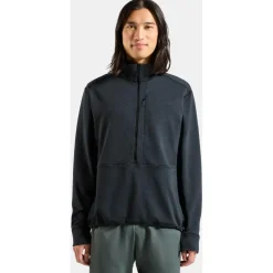 New - Mid Layer 1/2 Zip Grid Fleece - Fleecejacke Jacken