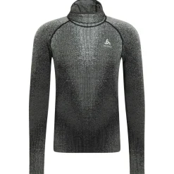 Outlet Odlo - Performance Warm Blackcomb Bl Top Facemask L/S - Kunstfaserunterwäsche
