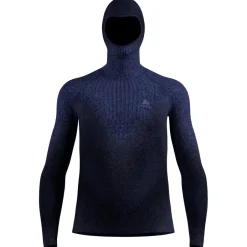 Outlet Odlo - Performance Warm Blackcomb Bl Top Facemask L/S - Kunstfaserunterwäsche
