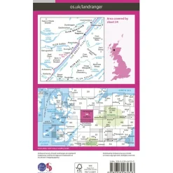 Discount Ordnance Survey - Fort Augustus L034 - Wanderkarte Ausgabe 2016
