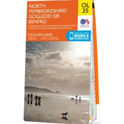 Hot Ordnance Survey - Pembrokeshire North / Gogledd Sir Benfro - Wanderkarte Auflage 2020