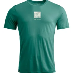 Online - 120 Cool Tec Abstract T-Shirt - Merinoshirt Wanderbekleidung|Shirts, Hemden & Longsleeves