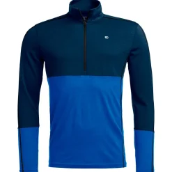 Online - 185 Rock'N'Wool Zip Neck - Merinounterwäsche Hochtourenbekleidung|Merinounterwäsche