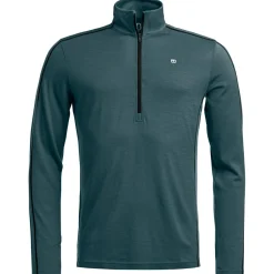 Online - 185 Rock'N'Wool Zip Neck - Merinounterwäsche Hochtourenbekleidung|Merinounterwäsche