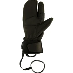 Best Ortovox - Full Leather 3 Finger Glove - Handschuhe Black Raven