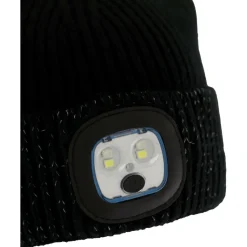 Best P.A.C. - Lumo Reflective Led Beanie - Mütze Black